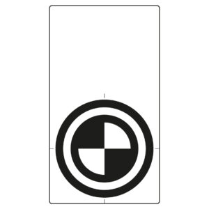 Front video camera calibration panel for HONDA complete