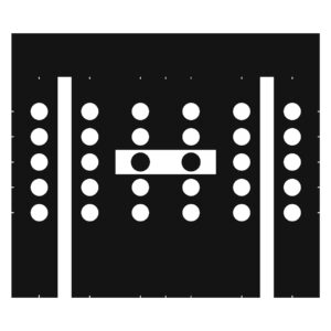 Front video camera calibration panel for VAG complete