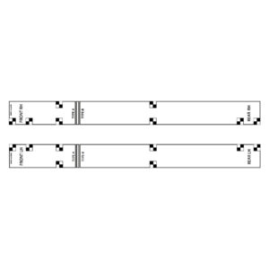 Pair of 360 Camera Calibration Mats for Kia Hyundai