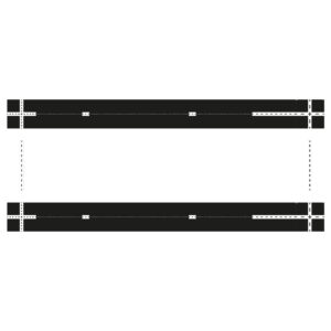 Pair of 360 Degree camera calibration mats