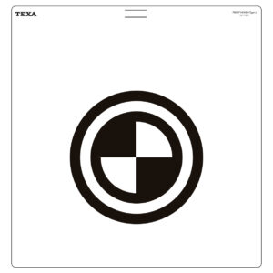 Front video camera calibration target for HONDA/ACURA USA