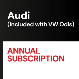 Audi (Included with VW Odis) (Annual Subscription)